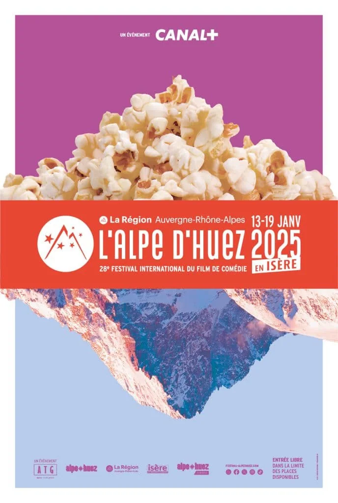 affiche Festival du Film de Comédie de l'Alpe d'Huez 2025